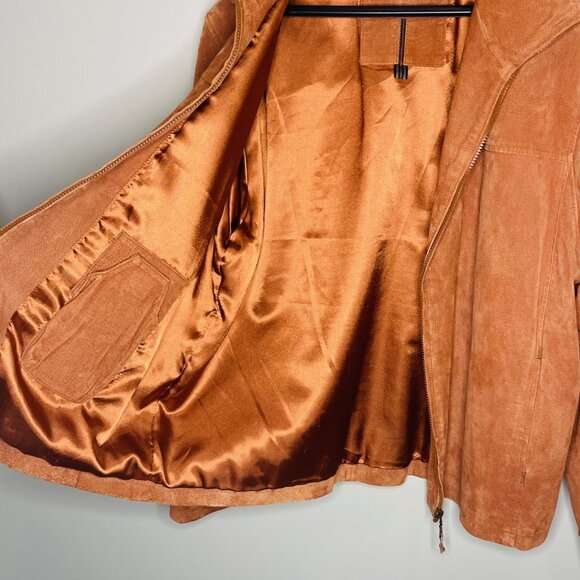 Beautiful Large Rusty Brown Suede Britches Jacket - Picture 6 of 12
